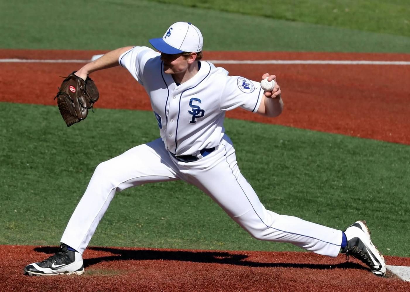 Baseball+superstar%2C+Will+Rahlman%E2%80%9817+%2C+has+been+on+fire+this+season+as+he+leads+the+Panthers+from+the+mound.+Rahlman+%E2%80%9817+will+play+at+Chapman+University+next+year.